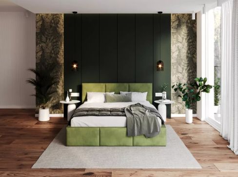Čalouněná postel Fdm Fresia Paris šíře 103 cm