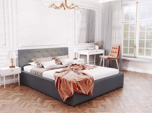 Manželská čalouněná postel Fdm Mirage Trinity šíře 193 cm