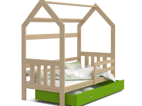 Dětská postel Fdm Domek 2 hloubky 194 cm