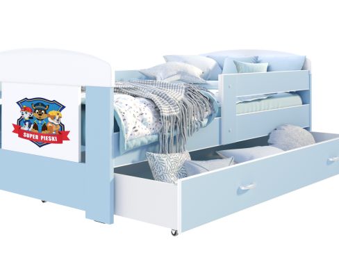 Dětská postel Fdm Filip 200X80 s potiskem
