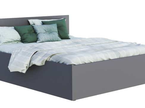 Manželská postel Fdm Panama šíře 165 cm se zvedacím kovovým rámem